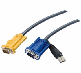 Cordon KVM VGA/USB 1,8 mtres ATEN 2L-5202UP