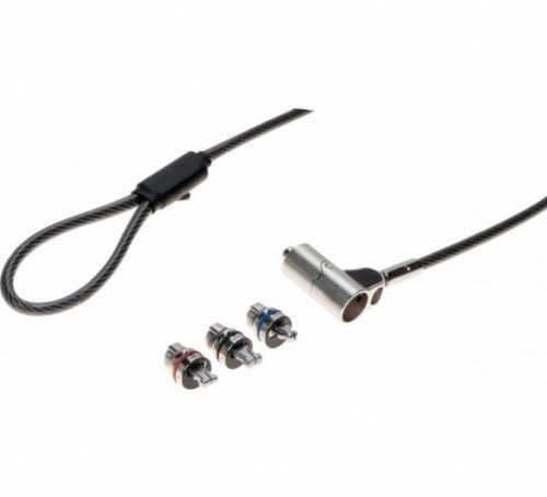 Antivol Pour PC Portable Dell - Câble Acier 2m Avec Serrure à Clé Pour Encoche Wedge