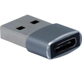 Adaptateur USB 2.0 type A mle vers USB type C femelle