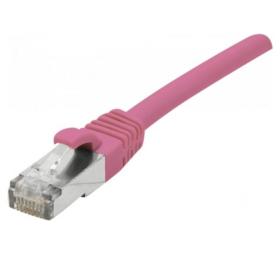 Cble RJ45 Cat 6a Blind Snagless LSOH rose - 15 mtres