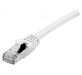Cable ethernet Cat 6a 10 Gbe LSOH snagless blanc - 30 cm