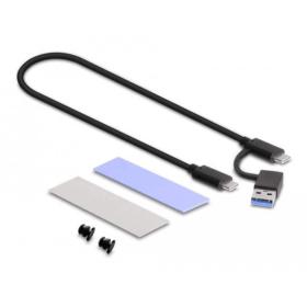 Boitier externe USB-C M2 SATA SSD ou PCIe