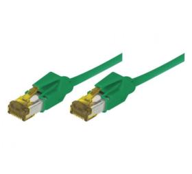 Cordon ethernet 10 gigabit Cable Draka Cat.7 vert - 10 M
