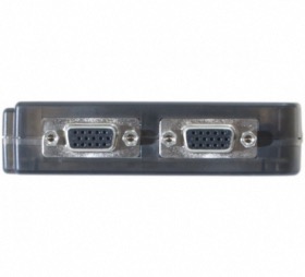 Pocket switch KVM VGA/USB 2 ports