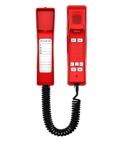 Téléphone IP d'urgence 4 boutons H2U rouge Fanvil