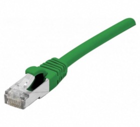 Cable ethernet Cat 6 LSOH snagless vert - 15 cm