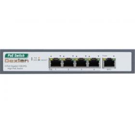 Switch 4 ports gigabit PoE+ 1 entrée PoE++