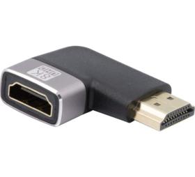 Adaptateur HDMI 2.1 8K M/F coudé plat 90°