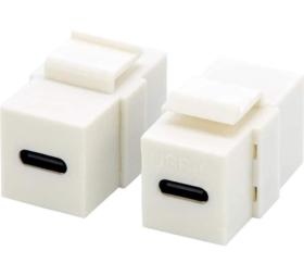 Embase de traversée USB-C pour panneau de brassage