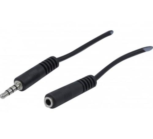 Rallonge Jack 3,5 mm 4 pôles pour casque CTIA 2 m