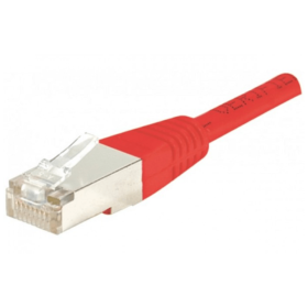 Cordon rouge patch blind catgorie 5e F/UTP cuivre 100 Mhz - 10 m