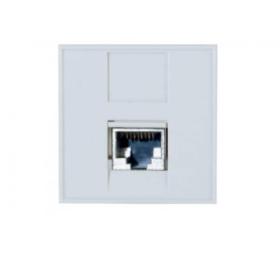 Plastron RJ45 catgorie 6 FTP format 45 x 45