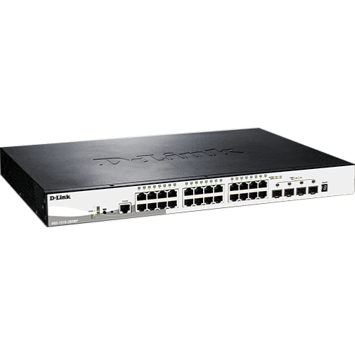 Switch D-LINK Smart Pro 24 ports giga PoE+ 4 SFP+