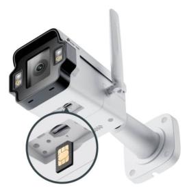 Caméra IP extérieure 4MP INSIGHT Pro IA S345-4G 4 mm