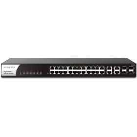 afficher l'article Switch 24 ports gigabit 4 combo SFP Vigor G1282