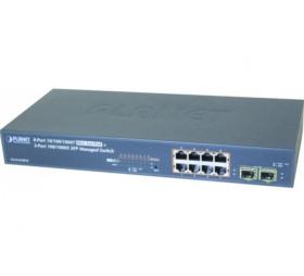 Switch Planet 8 ports gigabit 4 PoE+ 120W 2 SFP