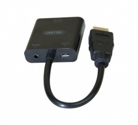 Convertisseur HDMI vers VGA + audio 15cm