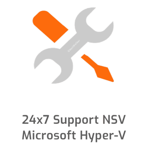 24X7 Support 1 an pour NSV 10 Microsoft Hyper-V
