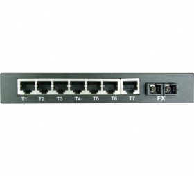 Switch 7 ports RJ45 10/100 convertisseur fibre SC 100FX