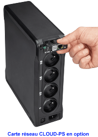 Onduleur Eaton 3P Ellipse 1700VA 8 prises FR + USB