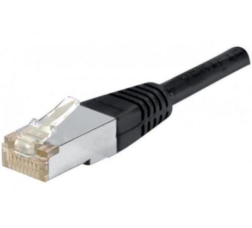 Cable ethernet noir 15 m catégorie 6 F/UTP aluminium