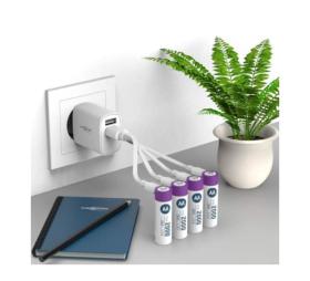Piles AA rechargeables USB-C - Blister de 4