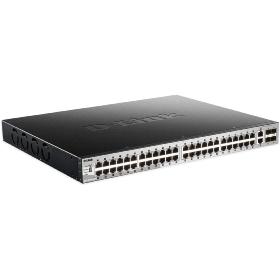 Switch D-LINK xStack 48 ports giga PoE+ 2 ports 10G 4 SFP+