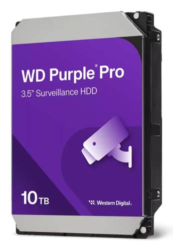 Disque Dur 3,5 WD Purple Pro vidéo surveillance 10 To