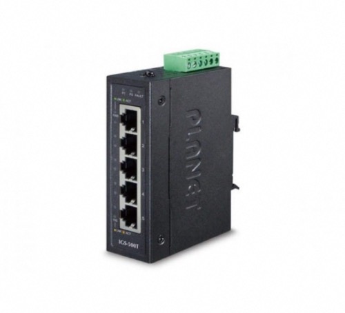 Switch industriel compact 5 ports Gigabit Planet IGS-500T