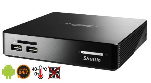 Mini PC Android 2Go Ram 16Go stockage PoE Shuttle