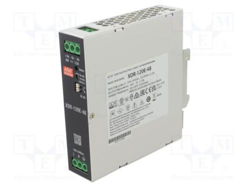 Alimentation industrielle 48V 120W 2,5A sur rail DIN