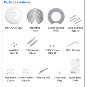 Points d'accès WiFi managés UAP-AC-HD UBIQUITI pack de 5