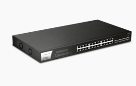 Switch 24 ports gigabit PoE+ 4 SFP+ Vigor P1281X