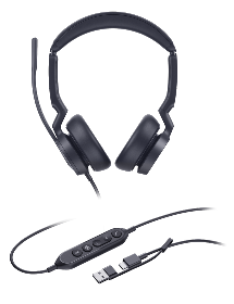 Casque USB A/C st�r�o Teams et UC Yealink UH46DT