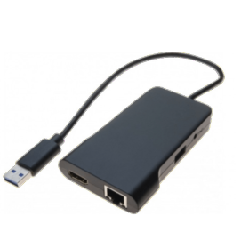afficher l'article Adaptateur USB 3.0 HDMI Gigabit ethernet et Hub