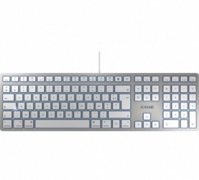 Clavier USB Slim pour Mac KC 6000 argent