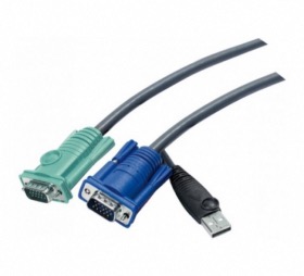 Cordon KVM VGA/USB 1,8 mtres ATEN 2L-5202U