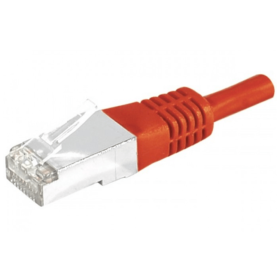 Cble RJ45 rouge 1 M catgorie 6a S/FTP cuivre