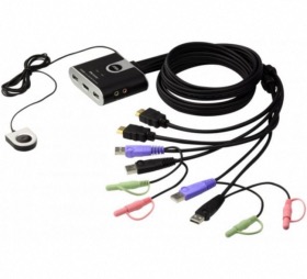 Mini switch KVM HDMI/USB Audio ATEN CS692 2 ports