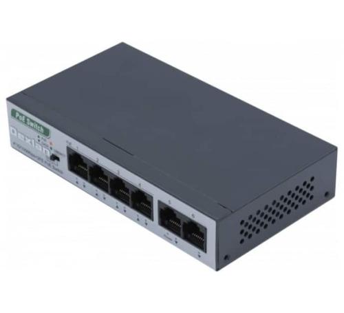 Switch 6 ports 10/100 dont 4 PoE+ 60W