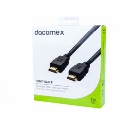 Cordon HDMI + Ethernet haute vitesse 5 m