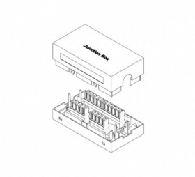 Boitier de connexion réseau CAT 5e STP