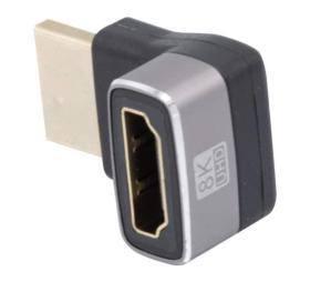 Adaptateur HDMI 2.1 8K M/F coudé vertical 270°