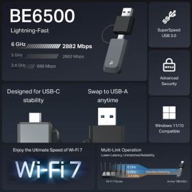 Adaptateur USB WiFi 7 BE6500 Archer TBE400U TP-LINK