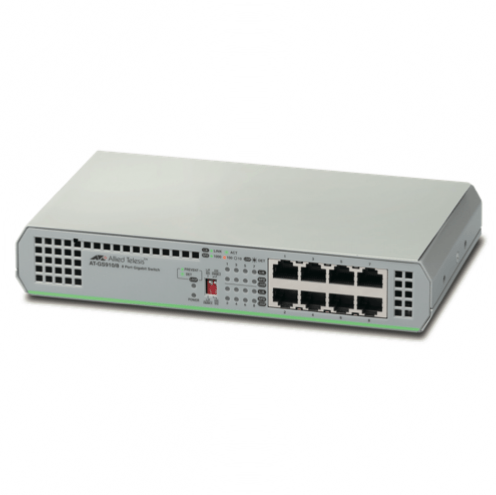 Switch métal 8 ports Gigabit Allied Telesis AT-GS910/8