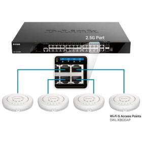 Switch D-LINK Smart Pro 26 ports multigigabit 2 SFP+