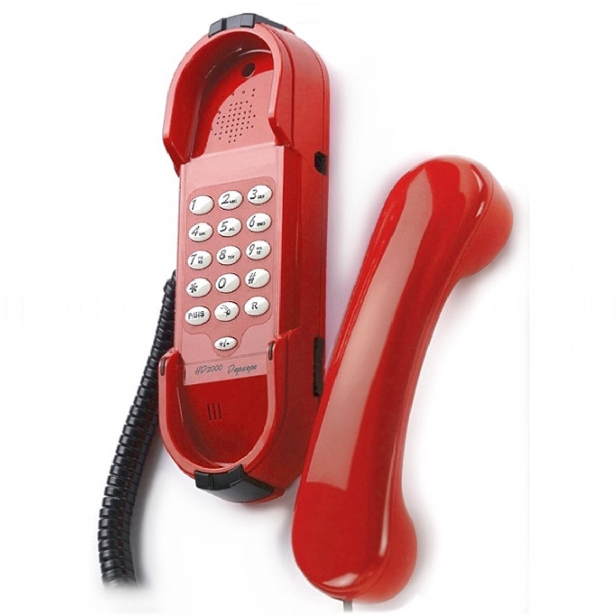 Achat téléphone VoIP mural rouge Depaepe