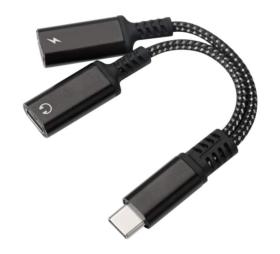 Doubleur USB-C charge rapide et audio