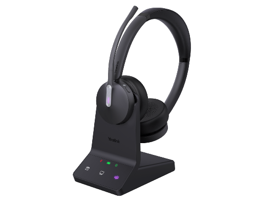 Casque stéréo DECT Bluetooth Yealink WH64 UC et Teams