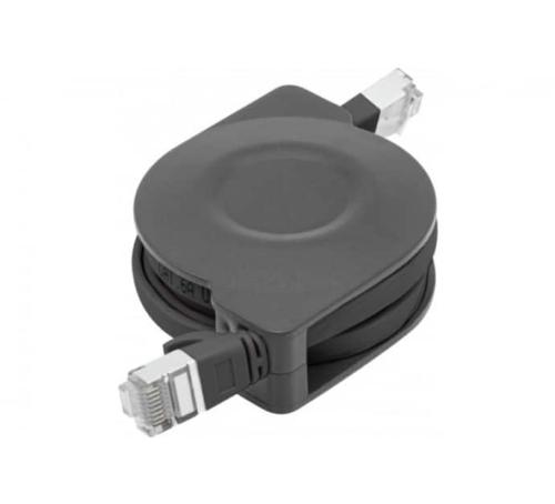 Cordon RJ45 rétractable CAT6a U/FTP 1,5 m
